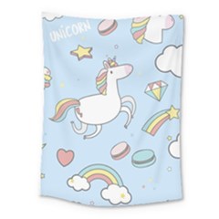 Unicorn Seamless Pattern Background Vector Medium Tapestry by Sobalvarro
