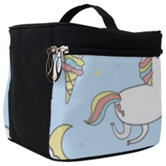 Unicorn Seamless Pattern Background Vector Make Up Travel Bag (big)