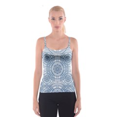 Boho Pattern Style Graphic Vector Spaghetti Strap Top by Sobalvarro