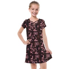 Cute Fairytale Patternfairytalepattern Kids  Cross Web Dress by FantasyWorld7