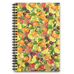 Background Pattern Structure Fruit 5 5  X 8 5  Notebook by Wegoenart