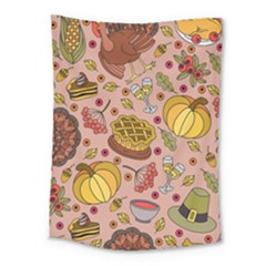 Thanksgiving Pattern Medium Tapestry by Sobalvarro