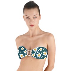 Wanna Have Some Egg? Twist Bandeau Bikini Top