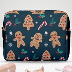 Colourful Funny Christmas Pattern Make Up Pouch (large)