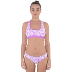 Pink Hentai  Cross Back Hipster Bikini Set by thethiiird