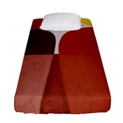 Sophie Taeuber Arp, Composition À Motifs D arceaux Ou Composition Horizontale Verticale Fitted Sheet (single Size) by Sobalvarro