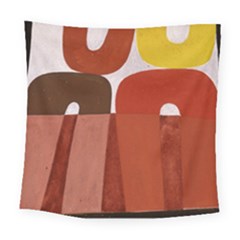 Sophie Taeuber Arp, Composition À Motifs D arceaux Ou Composition Horizontale Verticale Square Tapestry (large) by Sobalvarro