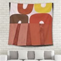 Sophie Taeuber Arp, Composition à Motifs D arceaux Ou Composition Horizontale Verticale Square Tapestry (Large) View2