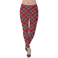 Scottish And Celtic Pattern - Braveheard Is Proud Of You Velvet Leggings by DinzDas