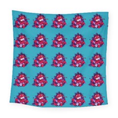 Little Devil Baby - Cute And Evil Baby Demon Square Tapestry (large) by DinzDas