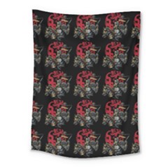 Middle Ages Knight With Morning Star And Horse Medium Tapestry by DinzDas
