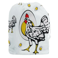 Roseanne Chicken, Retro Chickens Drawstring Pouch (3xl)