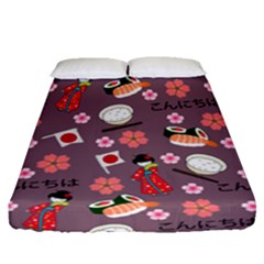 Japan Girls Fitted Sheet (queen Size)