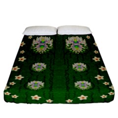 The Way To Freedom One Island One Gnome Fitted Sheet (california King Size) by pepitasart