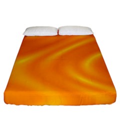 Honey Wave  Fitted Sheet (california King Size) by Sabelacarlos