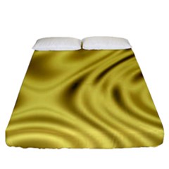 Golden Wave Fitted Sheet (california King Size)