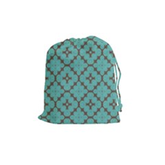 Tiles Drawstring Pouch (medium) by Sobalvarro