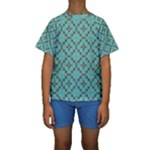 Tiles Kids  Short Sleeve Swimwear
