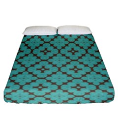 Tiles Fitted Sheet (california King Size) by Sobalvarro