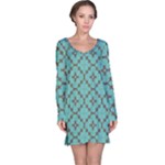 Tiles Long Sleeve Nightdress