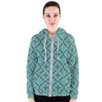 Tiles Women s Zipper Hoodie