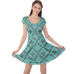 Tiles Cap Sleeve Dress by Sobalvarro