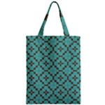 Tiles Zipper Classic Tote Bag