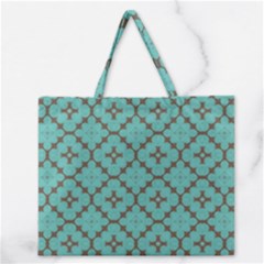 Tiles Zipper Large Tote Bag by Sobalvarro