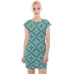 Tiles Cap Sleeve Bodycon Dress