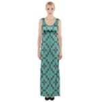 Tiles Thigh Split Maxi Dress