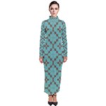 Tiles Turtleneck Maxi Dress