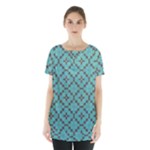 Tiles Skirt Hem Sports Top