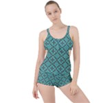 Tiles Boyleg Tankini Set 