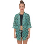 Tiles Open Front Chiffon Kimono