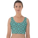 Tiles Velvet Crop Top