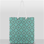Tiles Full Print Rope Handle Tote (Large)