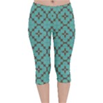 Tiles Velvet Capri Leggings 