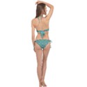 Tiles Cross Front Halter Bikini Set View2