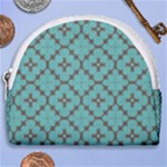 Tiles Horseshoe Style Canvas Pouch