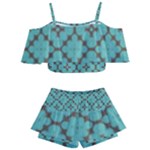 Tiles Kids  Off Shoulder Skirt Bikini