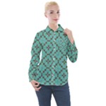 Tiles Women s Long Sleeve Pocket Shirt