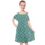 Tiles Kids  Cut Out Shoulders Chiffon Dress