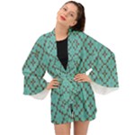 Tiles Long Sleeve Kimono