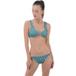 Tiles Ring Detail Crop Bikini Set