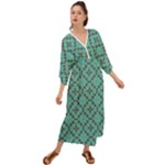Tiles Grecian Style  Maxi Dress