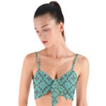 Tiles Woven Tie Front Bralet