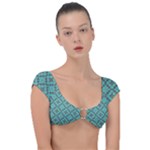 Tiles Cap Sleeve Ring Bikini Top