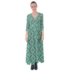 Tiles Button Up Maxi Dress by Sobalvarro