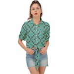 Tiles Tie Front Shirt 
