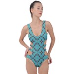 Tiles Side Cut Out Swimsuit